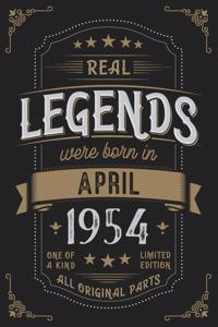 Real Legendes were born in April 1954