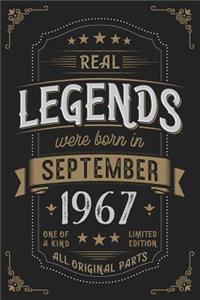 Real Legends were born in September 1967