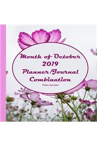 Month of October 2019 Planner/Journal Combination