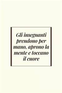 Gli insegnanti prendono per mano, aprono la mente e toccano il cuore