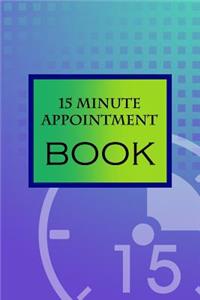 15 Minute Appointment Book