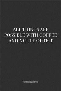 All Things Are Possible With Coffee and A Cute Outfit