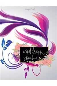 Address Book Large Print