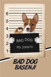 Bad Dog Basenji: Comprehensive Garden Notebook with Garden Record Diary, Garden Plan Worksheet, Monthly or Seasonal Planting Planner, Expenses, Chore List, Highlight