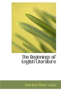 The Beginnings of English Literature