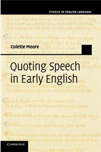 Quoting Speech in Early English