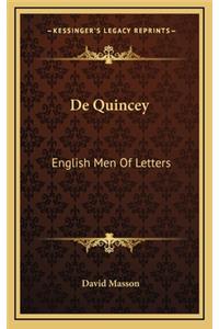 de Quincey