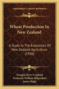 Wheat Production In New Zealand