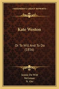 Kate Weston