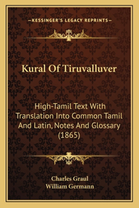 Kural Of Tiruvalluver