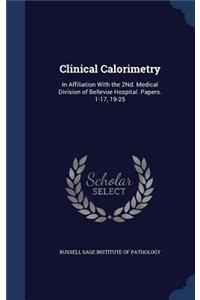 Clinical Calorimetry