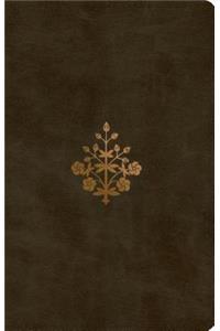 ESV Ultrathin Bible (Trutone, Olive, Branch Design)