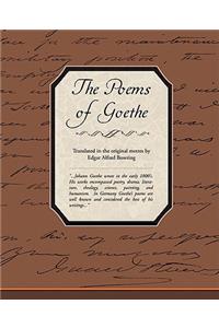 Poems of Goethe