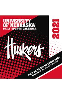 Nebraska Cornhuskers 2021 Box Calendar
