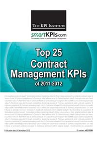 Top 25 Contract Management KPIs of 2011-2012