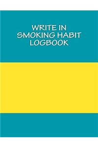 Write In Smoking Habit Logbook