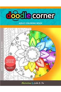 Doodle Corner Adult Coloring Book, Volume 1