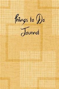 Things to Do Journal