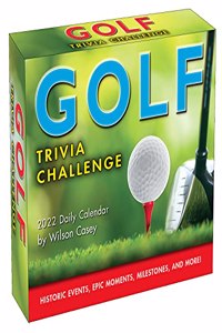 Golf Trivia 2022 Boxed Daily Calendar