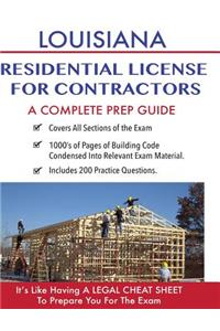 Louisiana Residential License For Contractors