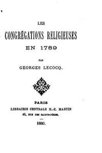 Les Congrégations Religieuses En 1789