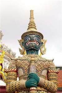Decorative Figure at Grand Wat Bangkok Thailand Journal
