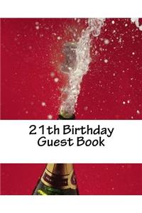 21th Birthday Guest Book