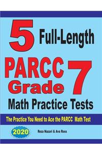 5 Full-Length PARCC Grade 7 Math Practice Tests