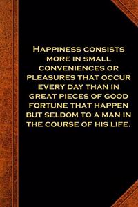 2020 Daily Planner Ben Franklin Quote Happiness Vintage Style 388 Pages