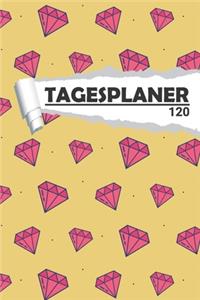Tagesplaner Diamant Pastel Gelb