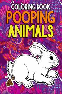 Pooping Animals Coloring Book