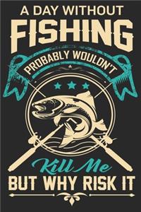 A day without fishing probably wouldn't kill me but why risk it