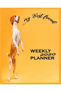 weekly planner my best friend 2020