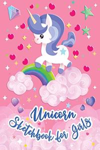 Unicorn Sketchbook for Girls