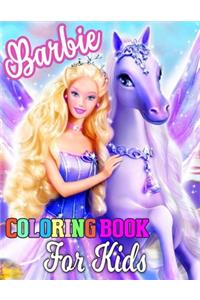 Barbie coloring book for kids