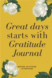 Great Days Start With Gratitude