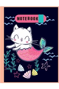 Cute Funny Cat Unicorn Notebook