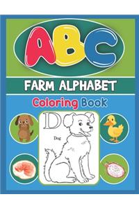 ABC Farm Alphabet Coloring Book