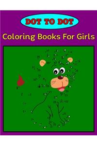 Dot to dot coloring books for girls