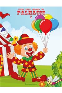Livro para Colorir de Palhaços 2