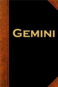 2020 Weekly Planner Gemini Zodiac Horoscope Vintage 134 Pages