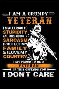 I am a grumpy veteran