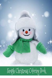 Simple Christmas Coloring Book