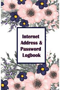 Internet Address & Password Logbook