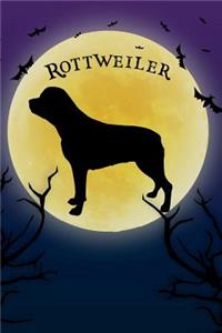 Rottweiler Notebook Halloween Journal