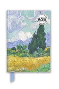 Vincent Van Gogh: Wheat Field with Cypresses (Foiled Blank Journal)
