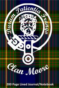 Clan Moore 200 Page Lined Journal/Notebook