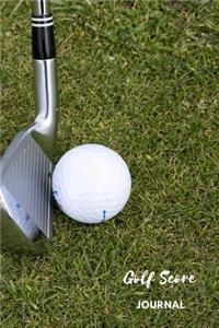 Golf Score Journal