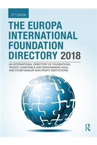 Europa International Foundation Directory 2018