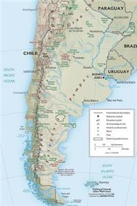 Current Map of The Nation of Argentina Journal